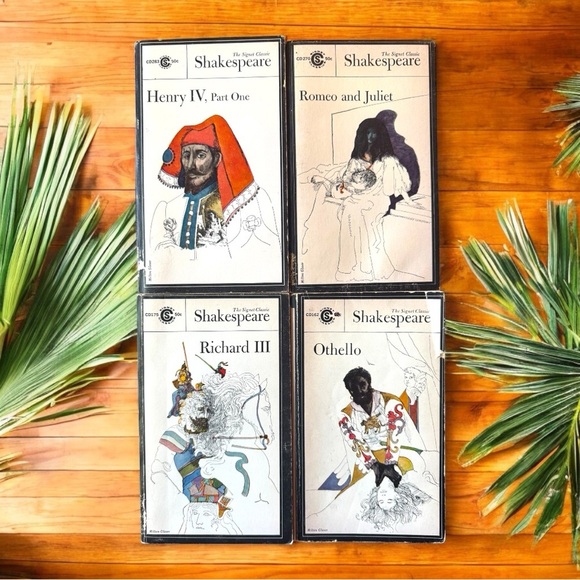 Vintage Signet Classic Shakespeare Paperback Set (4 Books) - Picture 1 of 16